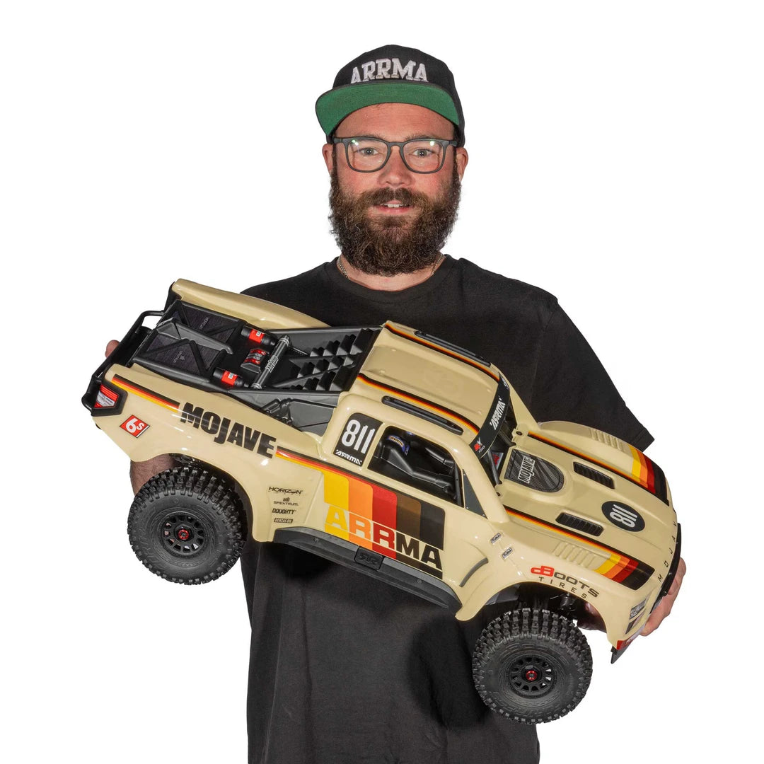 Arrma Mojave 6S BLX V3 1/7 Desert Truck, RTR, Beige