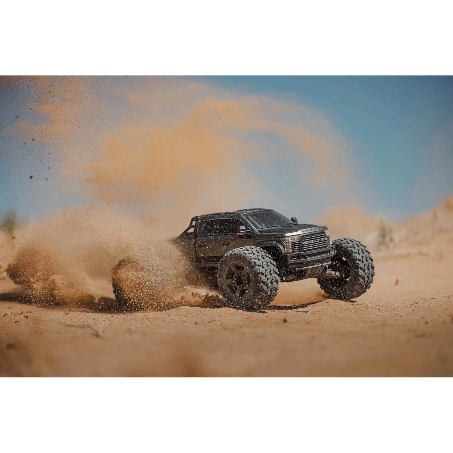 Arrma Big Rock 6S 4WD BLX 1/7 Monster Truck RTR, Gunmetal, ARA7612T1