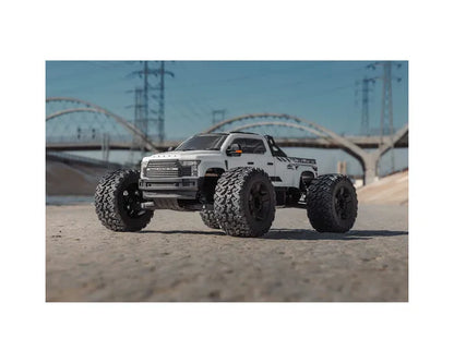 Arrma Big Rock 6S 4WD BLX 1/7 Monster Truck RTR, White, ARA7612T3