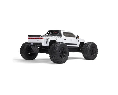 Arrma Big Rock 6S 4WD BLX 1/7 Monster Truck RTR, White, ARA7612T3