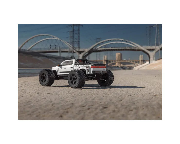 Arrma Big Rock 6S 4WD BLX 1/7 Monster Truck RTR, White, ARA7612T3