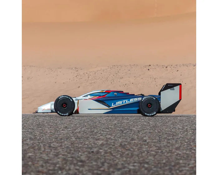 Arrma Limitless 120 8S BLX 4X4 Speed Machine, RTR with AVC, White/Blue, ARA7816T2