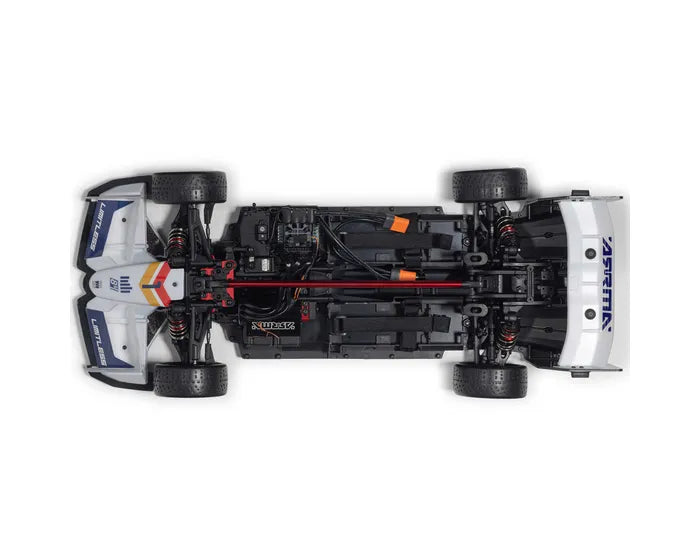 Arrma Limitless 120 8S BLX 4X4 Speed Machine, RTR with AVC, White/Blue, ARA7816T2