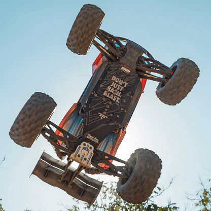Arrma Kraton 6S BLX 4X4 1/8 Speed Monster Truck, RTR, Orange/Blue ARA8608V6T1