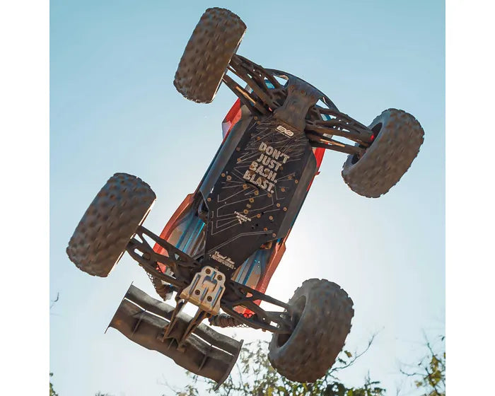 Arrma Kraton 6S BLX 4X4 1/8 Speed Monster Truck, RTR, Orange/Blue, ARA8608V6T1