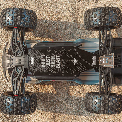 Arrma Kraton 6S BLX 4X4 1/8 Speed Monster Truck, RTR, Orange/Blue ARA8608V6T1