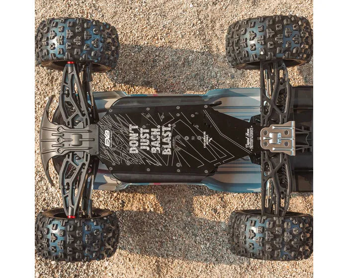 Arrma Kraton 6S BLX 4X4 1/8 Speed Monster Truck, RTR, Orange/Blue, ARA8608V6T1