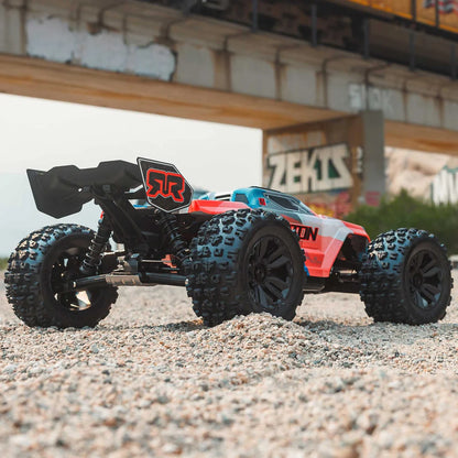 Arrma Kraton 6S BLX 4X4 1/8 Speed Monster Truck, RTR, Orange/Blue ARA8608V6T1