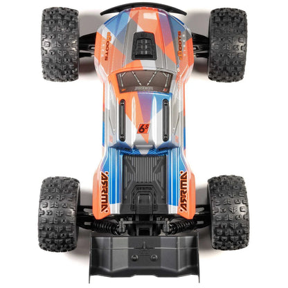 Arrma Kraton 6S BLX 4X4 1/8 Speed Monster Truck, RTR, Orange/Blue ARA8608V6T1