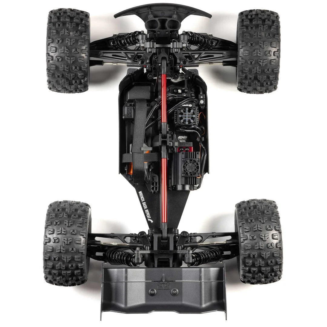 Arrma Kraton 6S BLX 4X4 1/8 Speed Monster Truck, RTR, Orange/Blue ARA8608V6T1