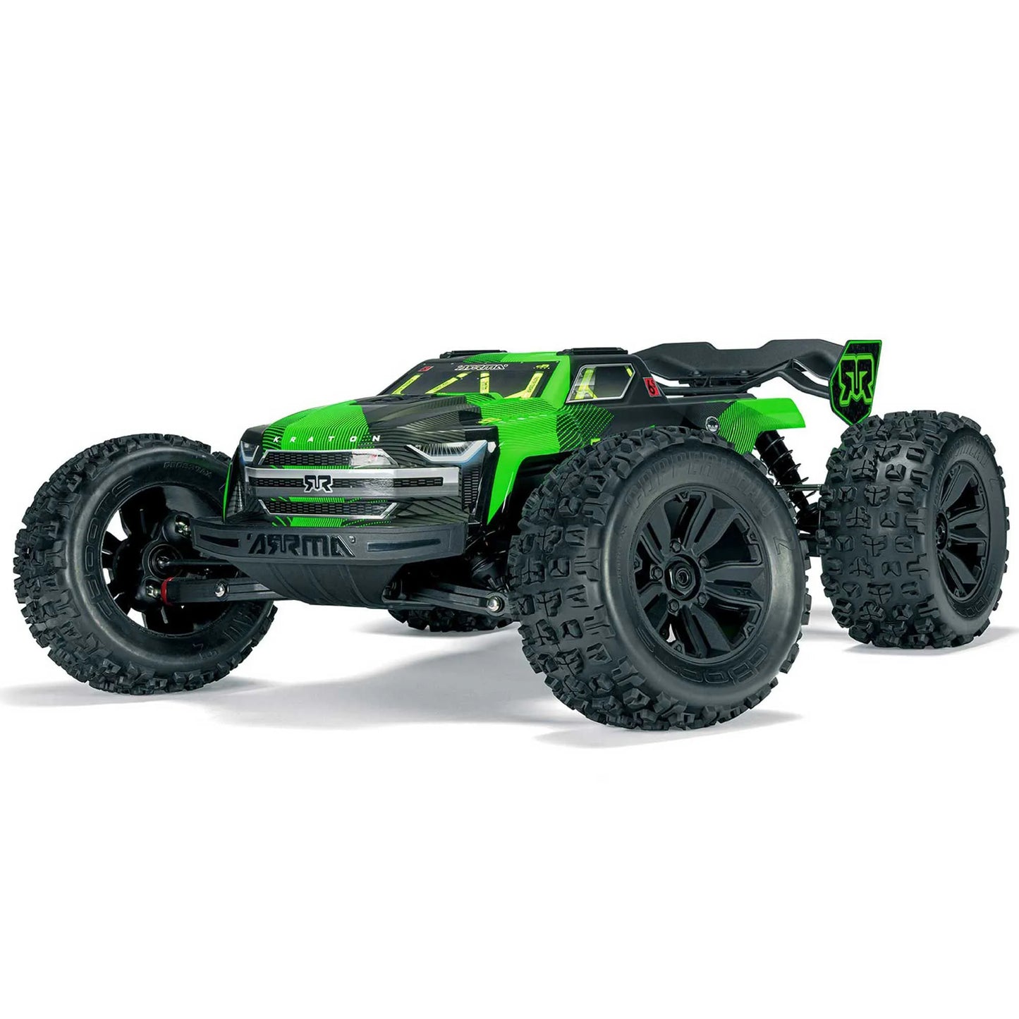 Arrma Kraton 6S BLX 4X4 1/8 Speed Monster Truck, RTR, Green/Black, ARA8608V6T3