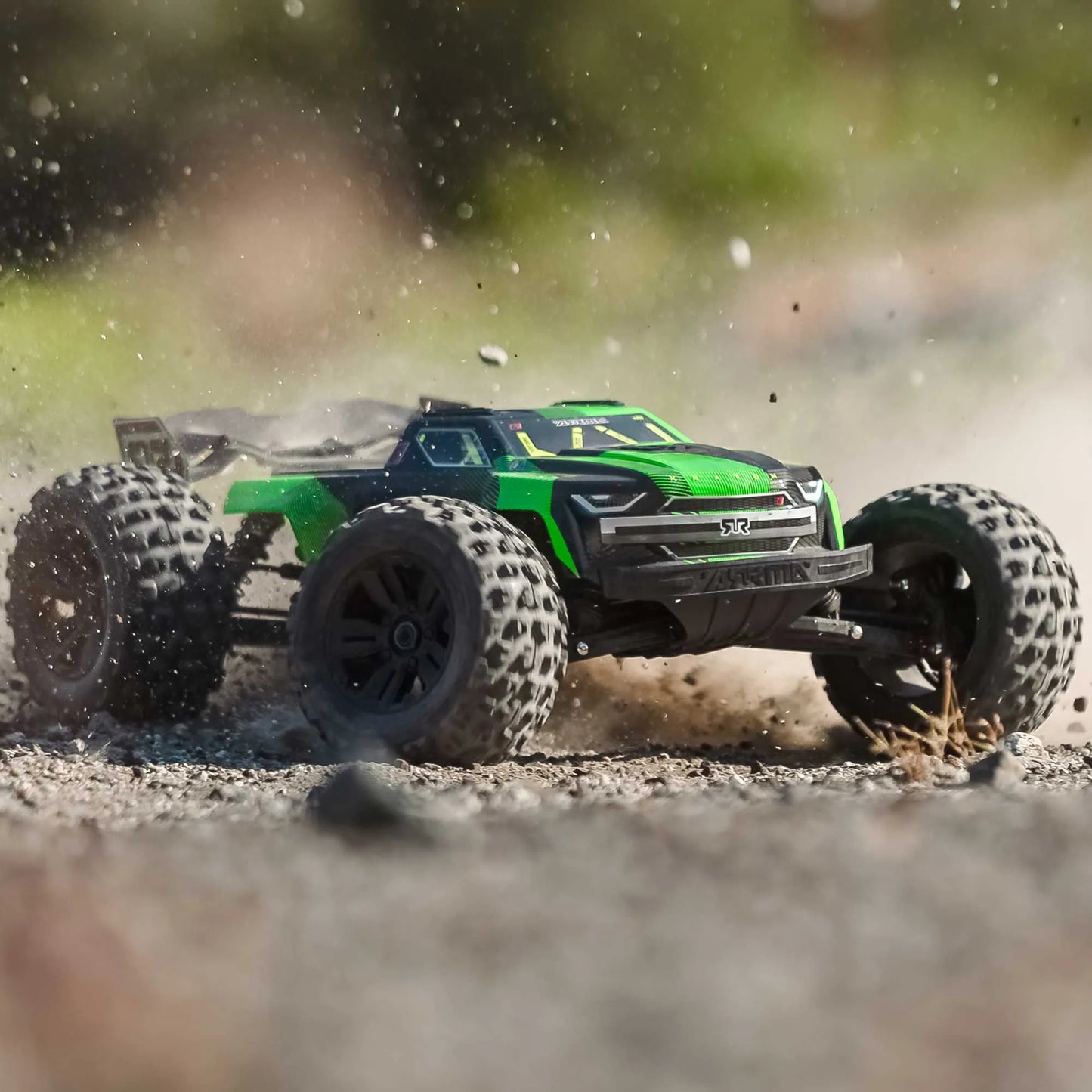 Arrma Kraton 6S BLX 4X4 1/8 Speed Monster Truck, RTR, Green/Black, ARA8608V6T3
