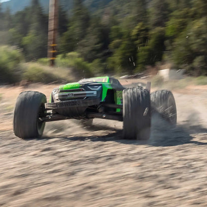 Arrma Kraton 6S BLX 4X4 1/8 Speed Monster Truck, RTR, Green/Black, ARA8608V6T3