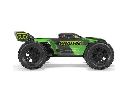 Arrma Kraton 6S BLX 4X4 1/8 Speed Monster Truck, RTR, Green/Black, ARA8608V6T3