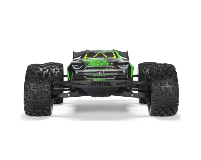 Arrma Kraton 6S BLX 4X4 1/8 Speed Monster Truck, RTR, Green/Black, ARA8608V6T3