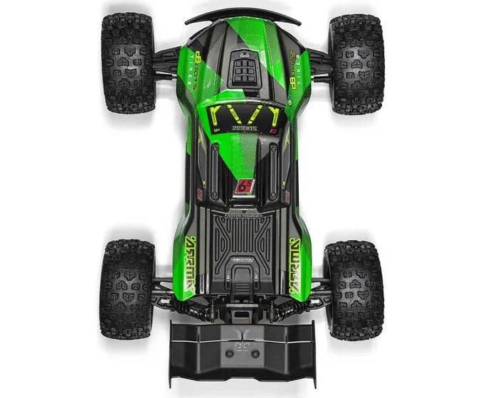Arrma Kraton 6S BLX 4X4 1/8 Speed Monster Truck, RTR, Green/Black, ARA8608V6T3