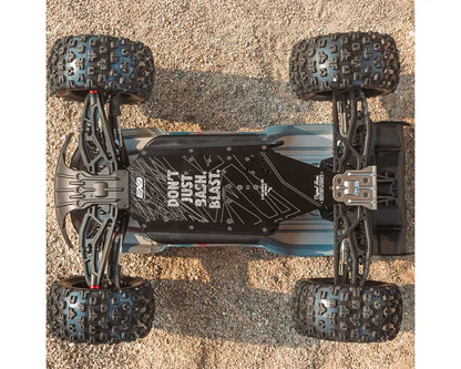 Arrma Kraton 6S BLX 4X4 1/8 Speed Monster Truck, RTR, Blue/Red, ARA8608V6T4