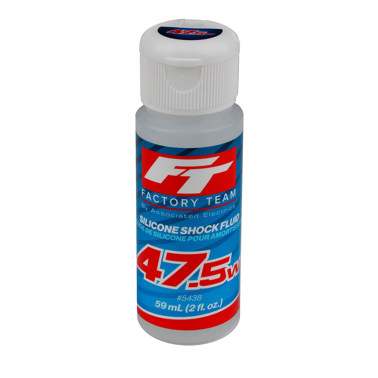 FT Silicone Shock Fluid 47.5wt (613 cSt), 2oz.