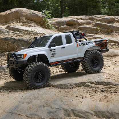 Axial SCX10 III Base Camp V2 1/10 Rock Crawler RTR, White