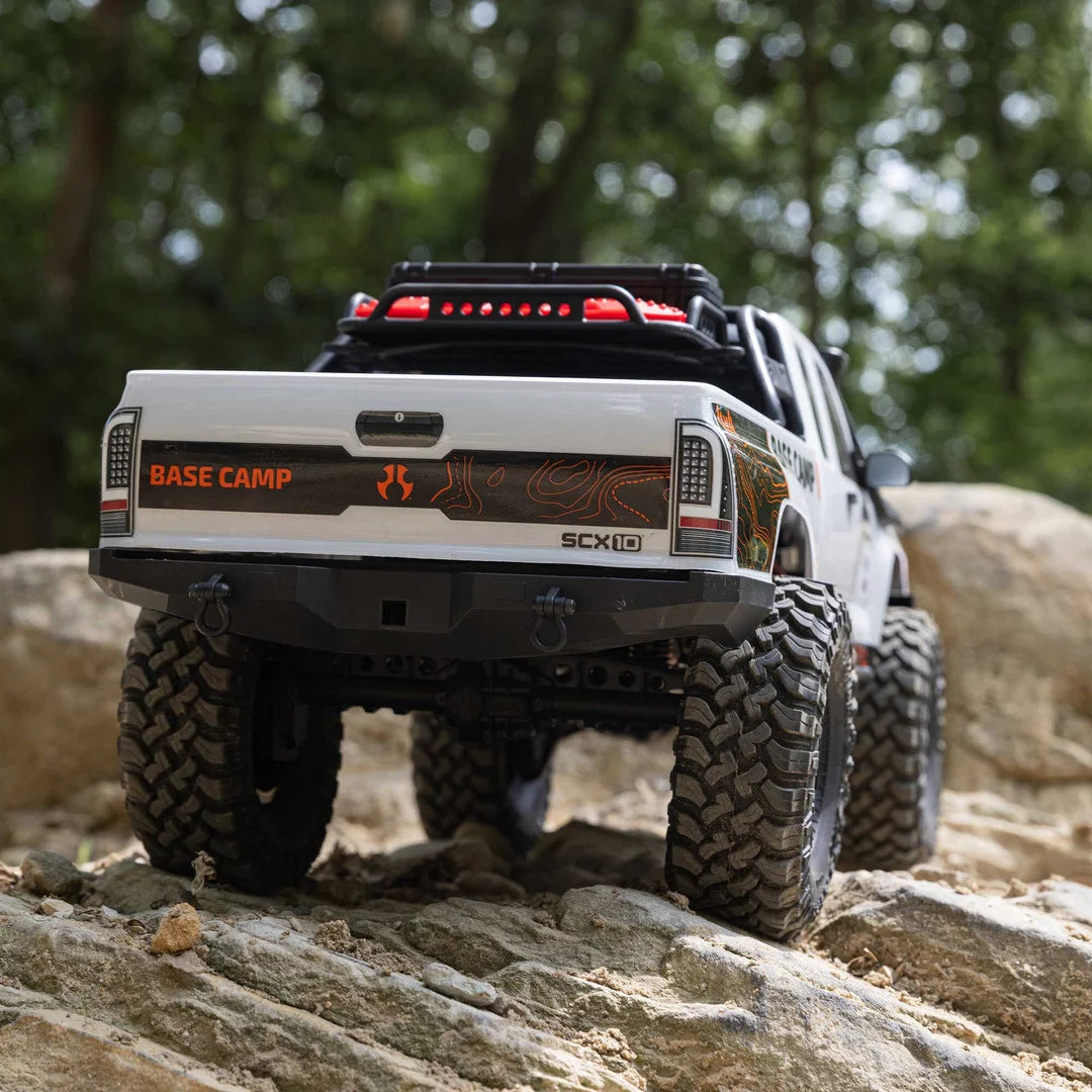 Axial SCX10 III Base Camp V2 1/10 Rock Crawler RTR, White