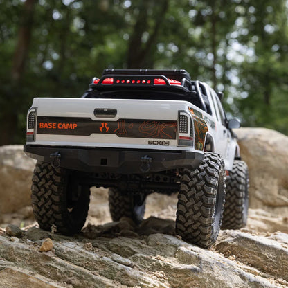 Axial SCX10 III Base Camp V2 1/10 Rock Crawler RTR, White