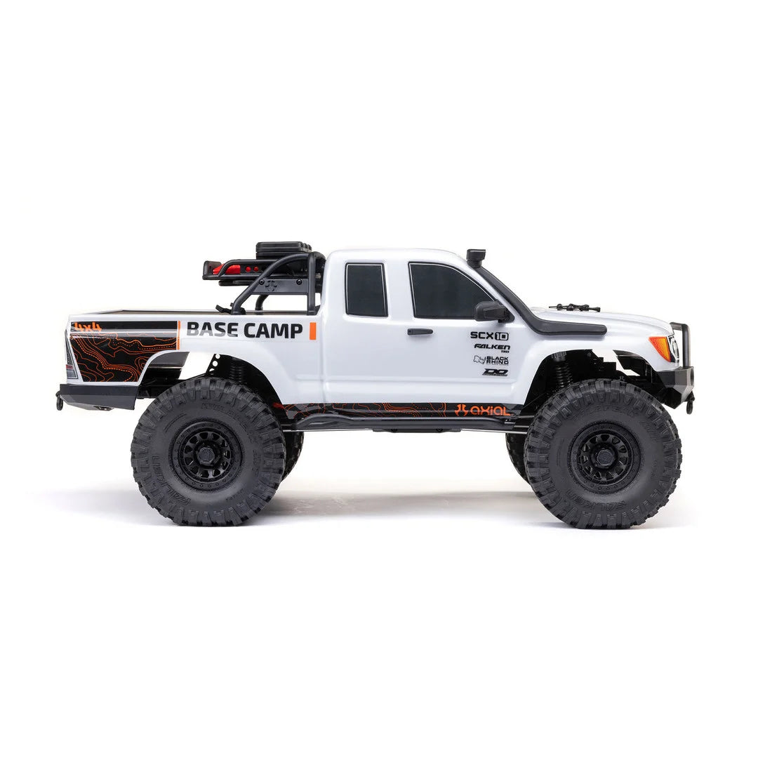 Axial SCX10 III Base Camp V2 1/10 Rock Crawler RTR, White