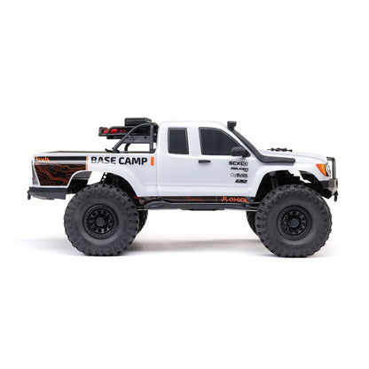 Axial SCX10 III Base Camp V2 1/10 Rock Crawler RTR, White