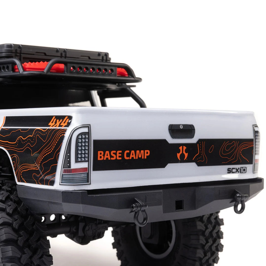 Axial SCX10 III Base Camp V2 1/10 Rock Crawler RTR, White