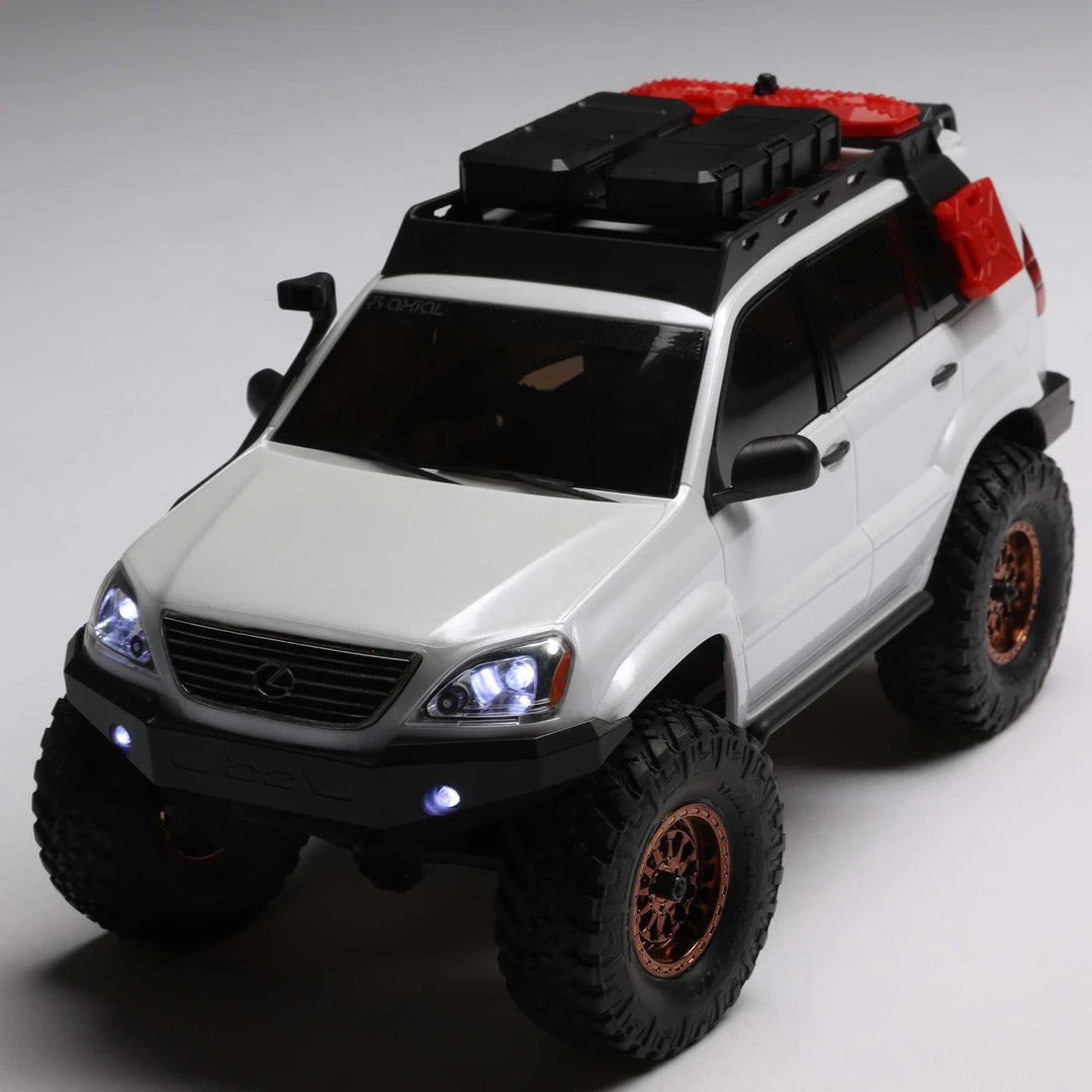Axial Lexus GX470 SCX24 4WD RTR Crawler, White