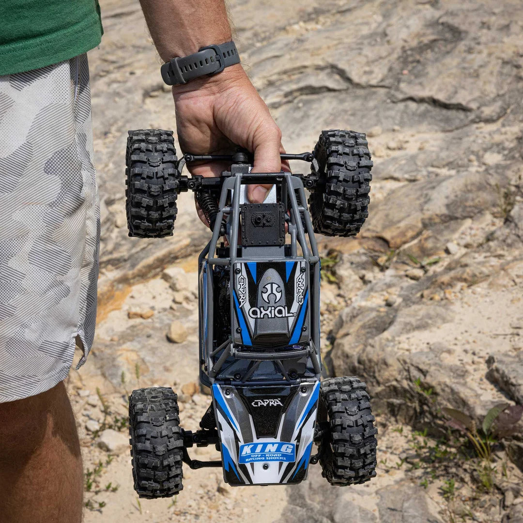 Axial UTB18 Capra 1/18 4WS Rock Crawler, RTR, Blue, AXI-1750T1