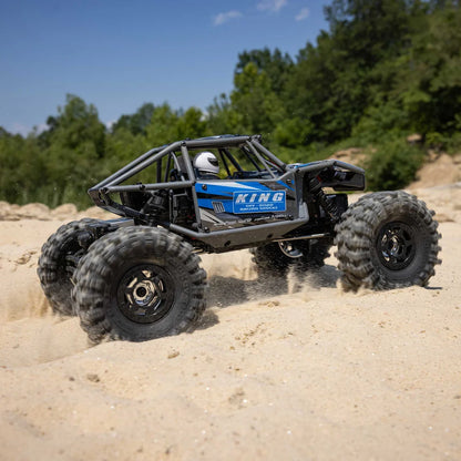 Axial UTB18 Capra 1/18 4WS Rock Crawler, RTR, Blue, AXI-1750T1