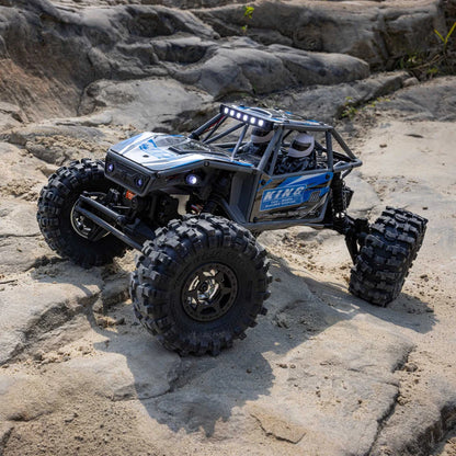 Axial UTB18 Capra 1/18 4WS Rock Crawler, RTR, Blue, AXI-1750T1