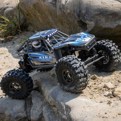 Axial UTB18 Capra 1/18 4WS Rock Crawler, RTR, Blue, AXI-1750T1