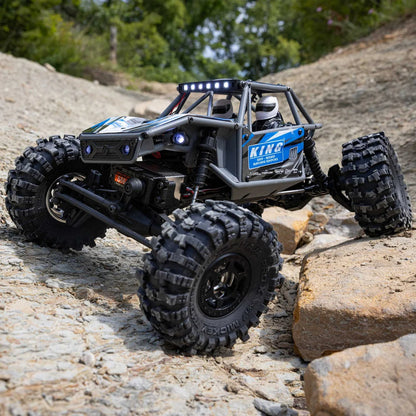 Axial UTB18 Capra 1/18 4WS Rock Crawler, RTR, Blue, AXI-1750T1