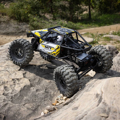 Axial UTB18 Capra 1/18 4WS Rock Crawler, RTR, Yellow, AXI-1750T2
