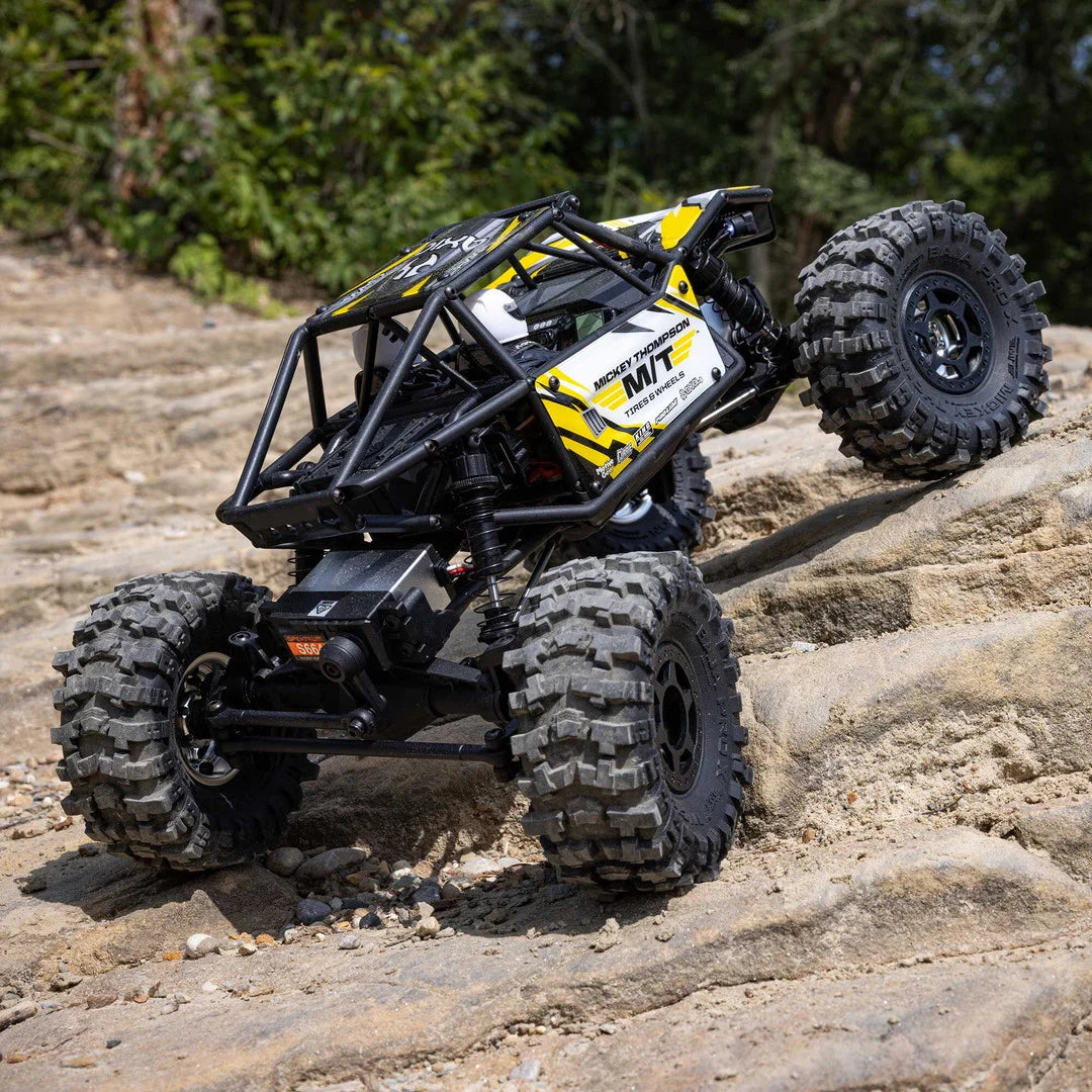Axial UTB18 Capra 1/18 4WS Rock Crawler, RTR, Yellow, AXI-1750T2