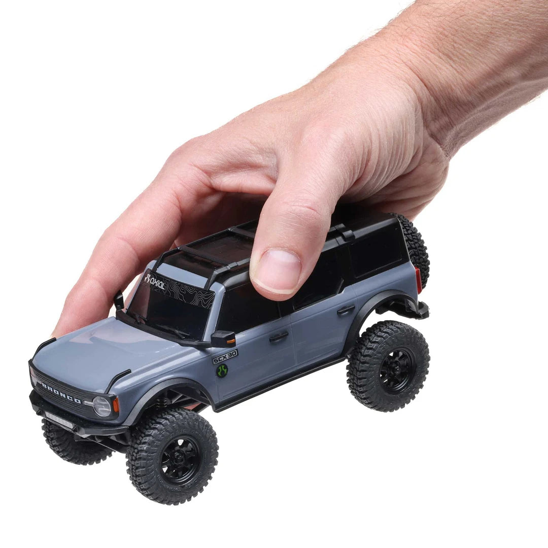 Axial SCX30 Ford Bronco 1/30 Rock Crawler, RTR, Blue