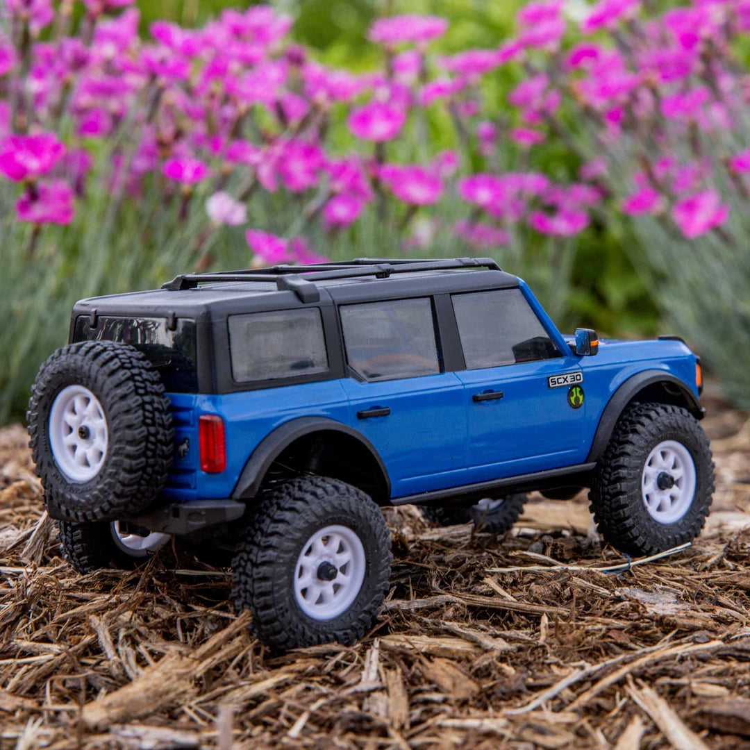 Axial SCX30 Ford Bronco 1/30 Rock Crawler, RTR, Blue