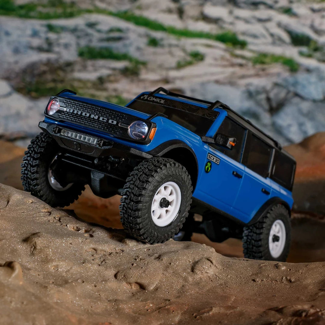 Axial SCX30 Ford Bronco 1/30 Rock Crawler, RTR, Blue
