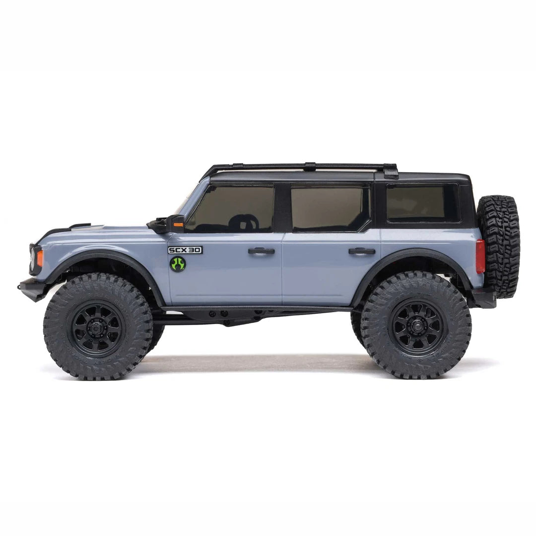Axial SCX30 Ford Bronco 1/30 Rock Crawler, RTR, Grey