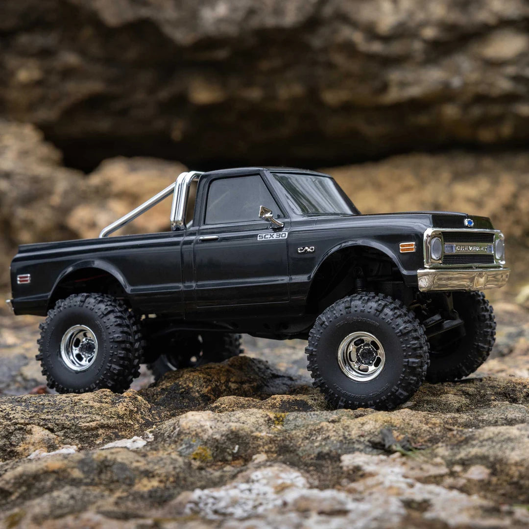 Axial SCX30 Chevrolet K10 1/30 RTR Rock Crawler, Black