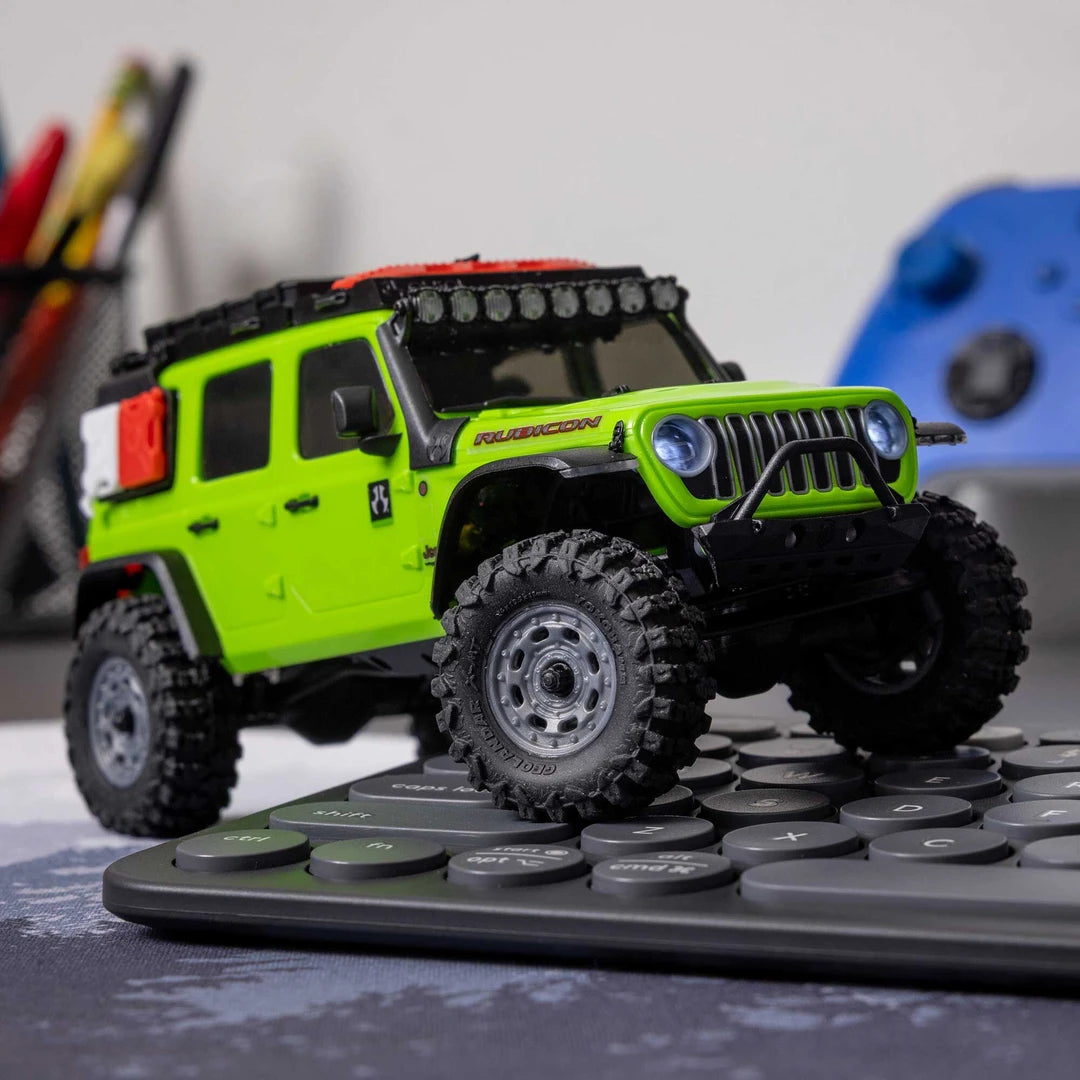 Axial SCX30 Jeep Wrangler JLU 1/30 Brushed Rock Crawler, RTR, Green
