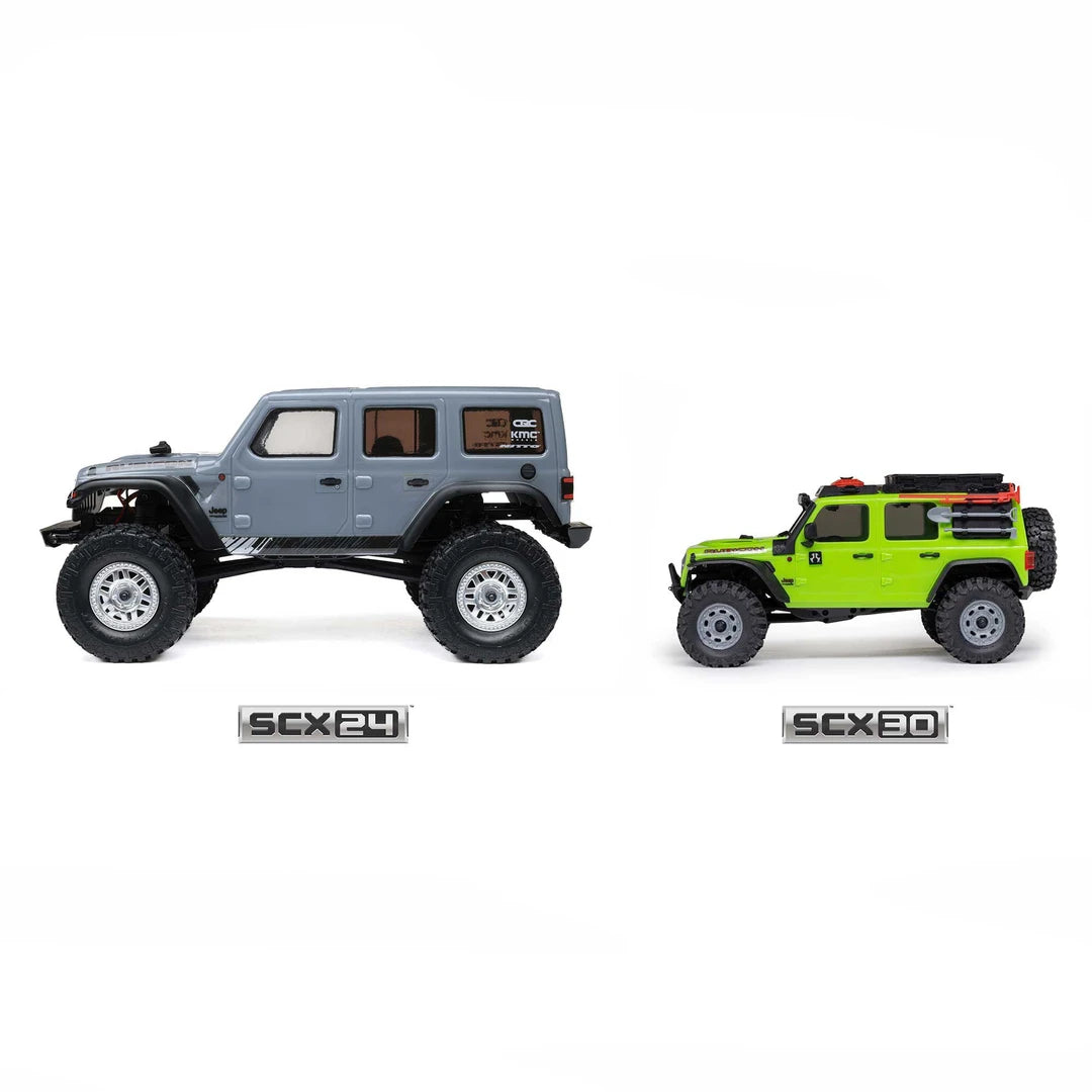 Axial SCX30 Jeep Wrangler JLU 1/30 Brushed Rock Crawler, RTR, Green