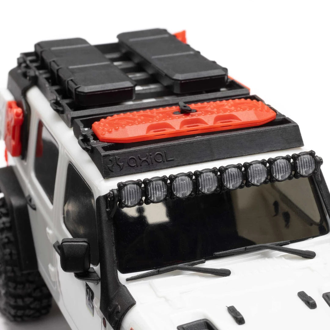 Axial SCX30 Jeep Wrangler JLU 1/30 Brushed Rock Crawler, RTR, White