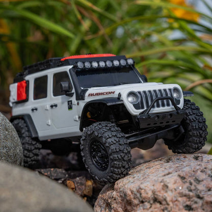 Axial SCX30 Jeep Wrangler JLU 1/30 Brushed Rock Crawler, RTR, White