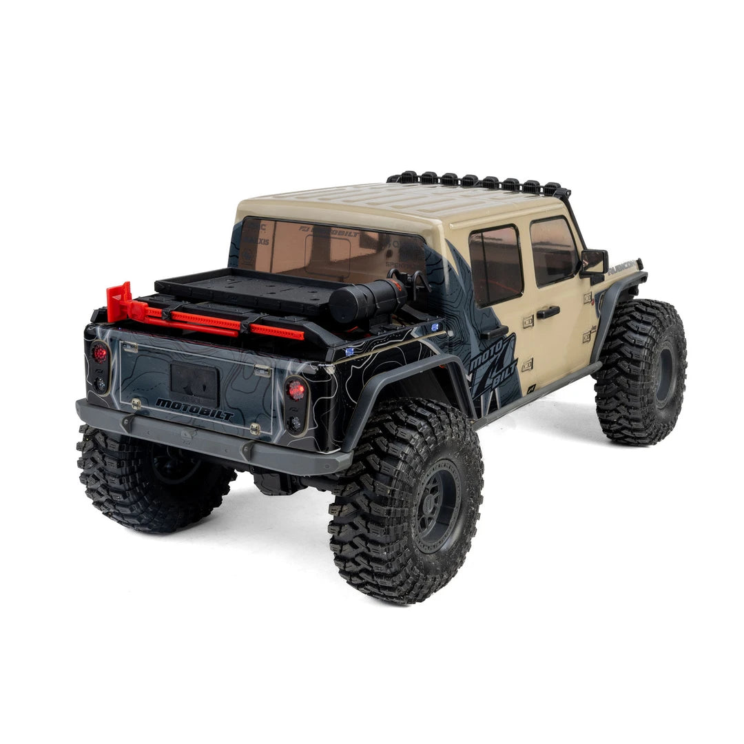 Axial SCX10 III Motobilt Valyrian Jeep JT Gladiator 1/10 4X4 Rock Crawler RTR, Tan