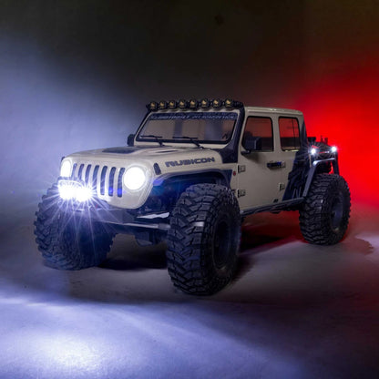 Axial SCX10 III Motobilt Valyrian Jeep JT Gladiator 1/10 4X4 Rock Crawler RTR, Tan