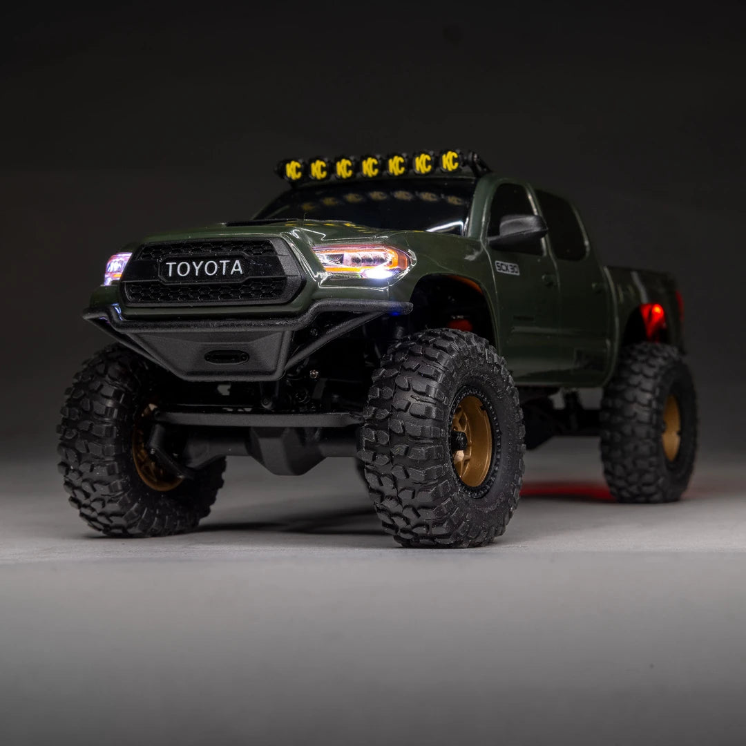 Axial SCX30 Toyota Tacoma TRD Pro 1/30 4X4 Rock Crawler, RTR, Green
