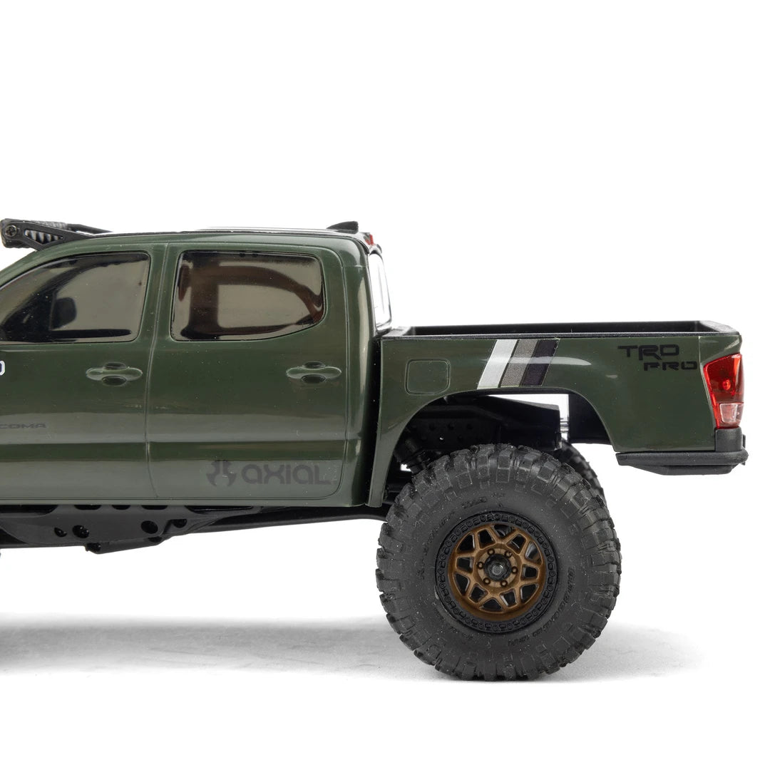 Axial SCX30 Toyota Tacoma TRD Pro 1/30 4X4 Rock Crawler, RTR, Green