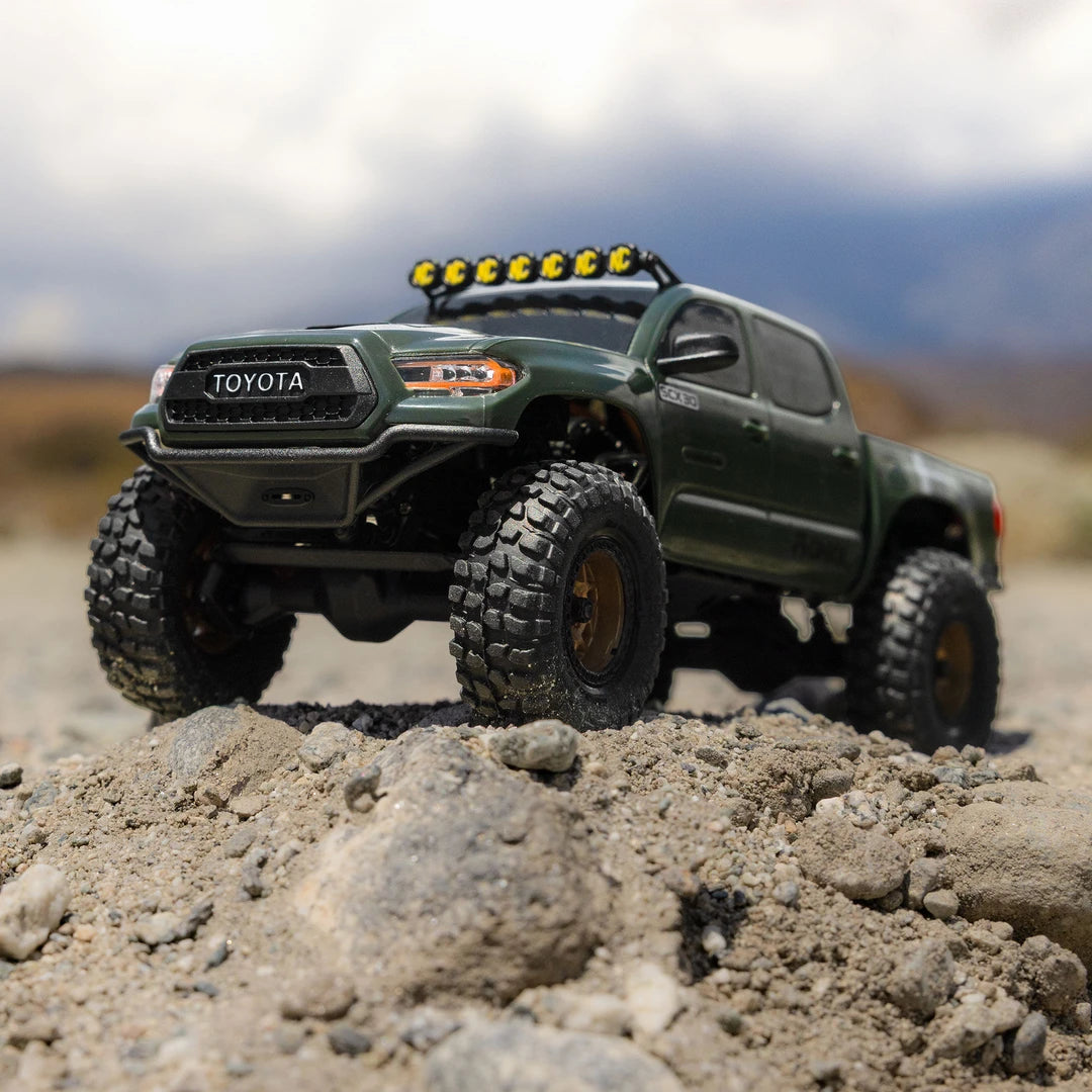 Axial SCX30 Toyota Tacoma TRD Pro 1/30 4X4 Rock Crawler, RTR, Green